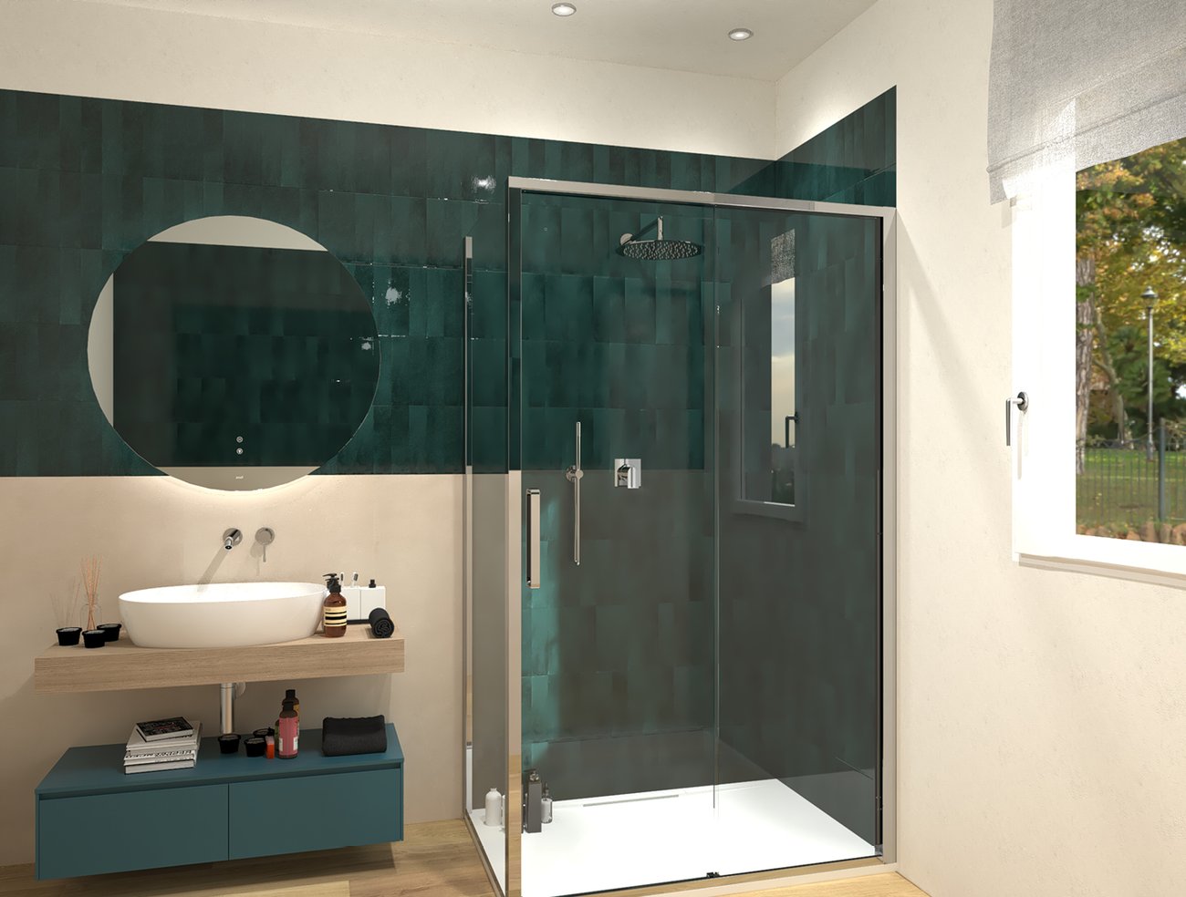Glim 6x24 Petrolio Brillante - Gres Porcellanato di Fap Ceramiche - Prezzo solo €34.27! Compra ora su CEGO CERAMICHE