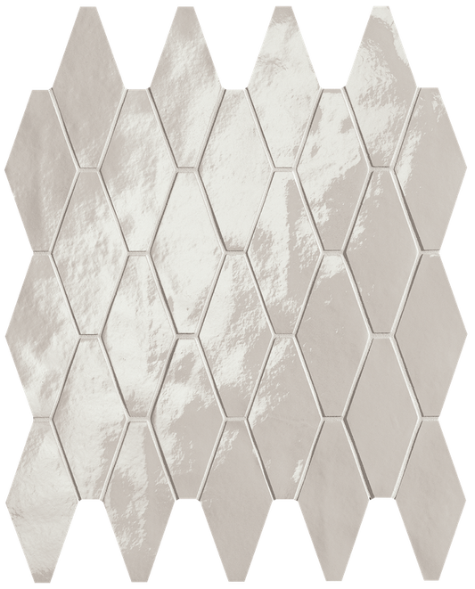 Glim Ghiaccio Rombi Mosaico Brillante 31x35,5 - Gres Porcellanato di Fap Ceramiche - Prezzo solo €151.59! Compra ora su CEGO CERAMICHE
