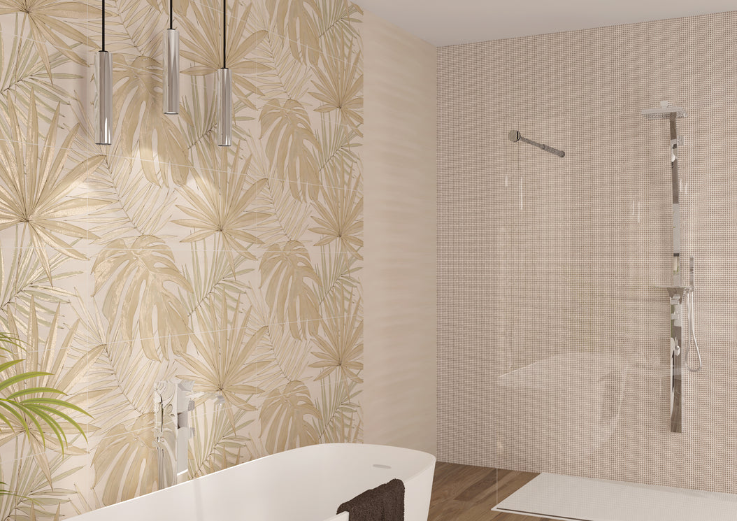 Glow Inserto Jungle Ivory A+B 33,3x100 - Pasta Bianca di Paul Ceramiche - Prezzo solo €208! Compra ora su CEGO CERAMICHE