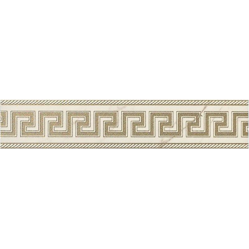 Versace Marble Fascia Greca Bianco 11,5X58,5 Lux