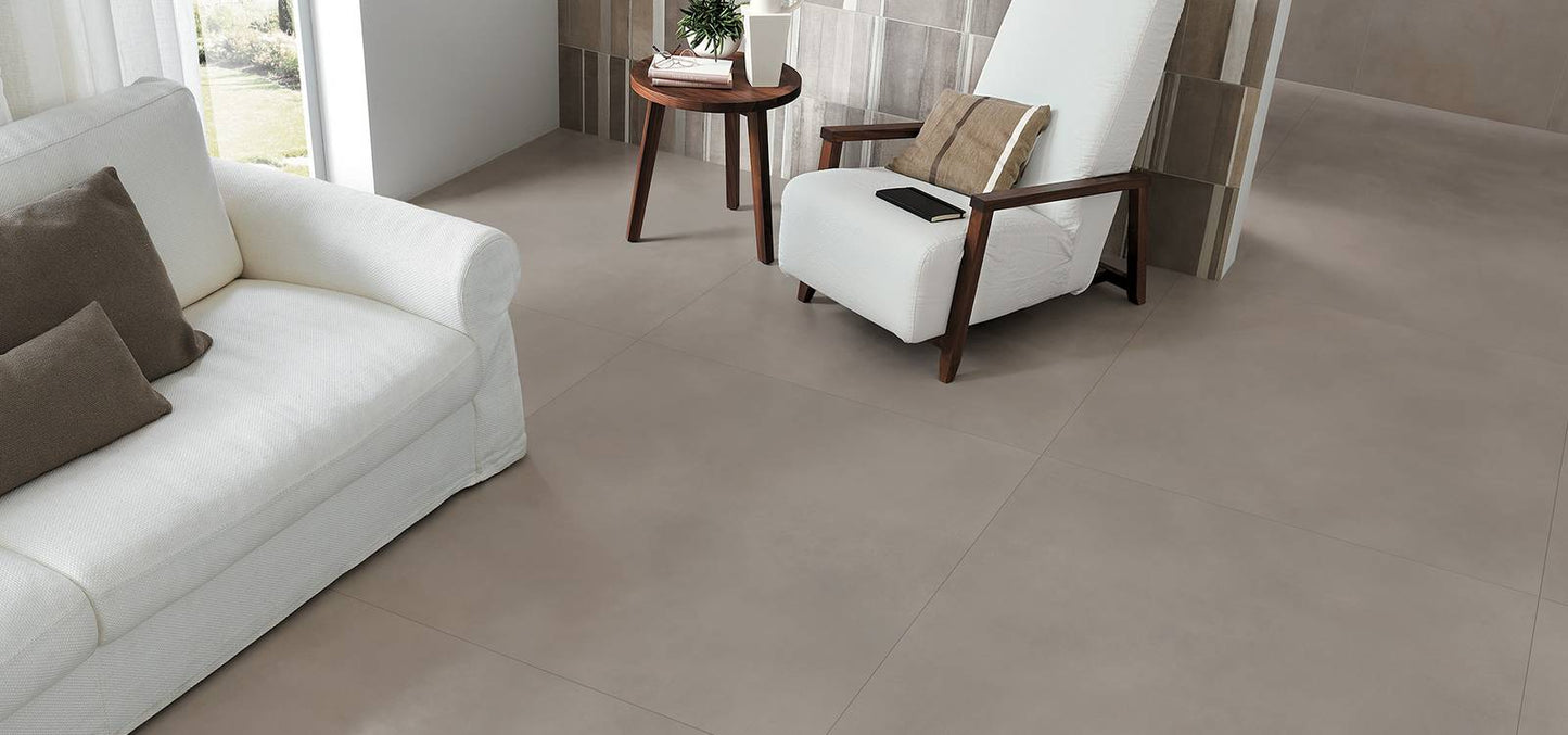 Milano&Floor Tortora 80x80 SATIN - Gres Porcellanato di Fap Ceramiche - Prezzo solo €43.50! Compra ora su CEGO CERAMICHE
