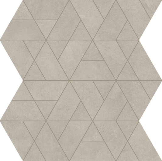 Keope Moov Up Concrete Mosaico Diamante 31,1x35,9 Ultra Matt