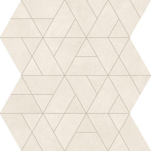 Keope Moov Up White Mosaico Diamante 31,1x35,9 Ultra Matt