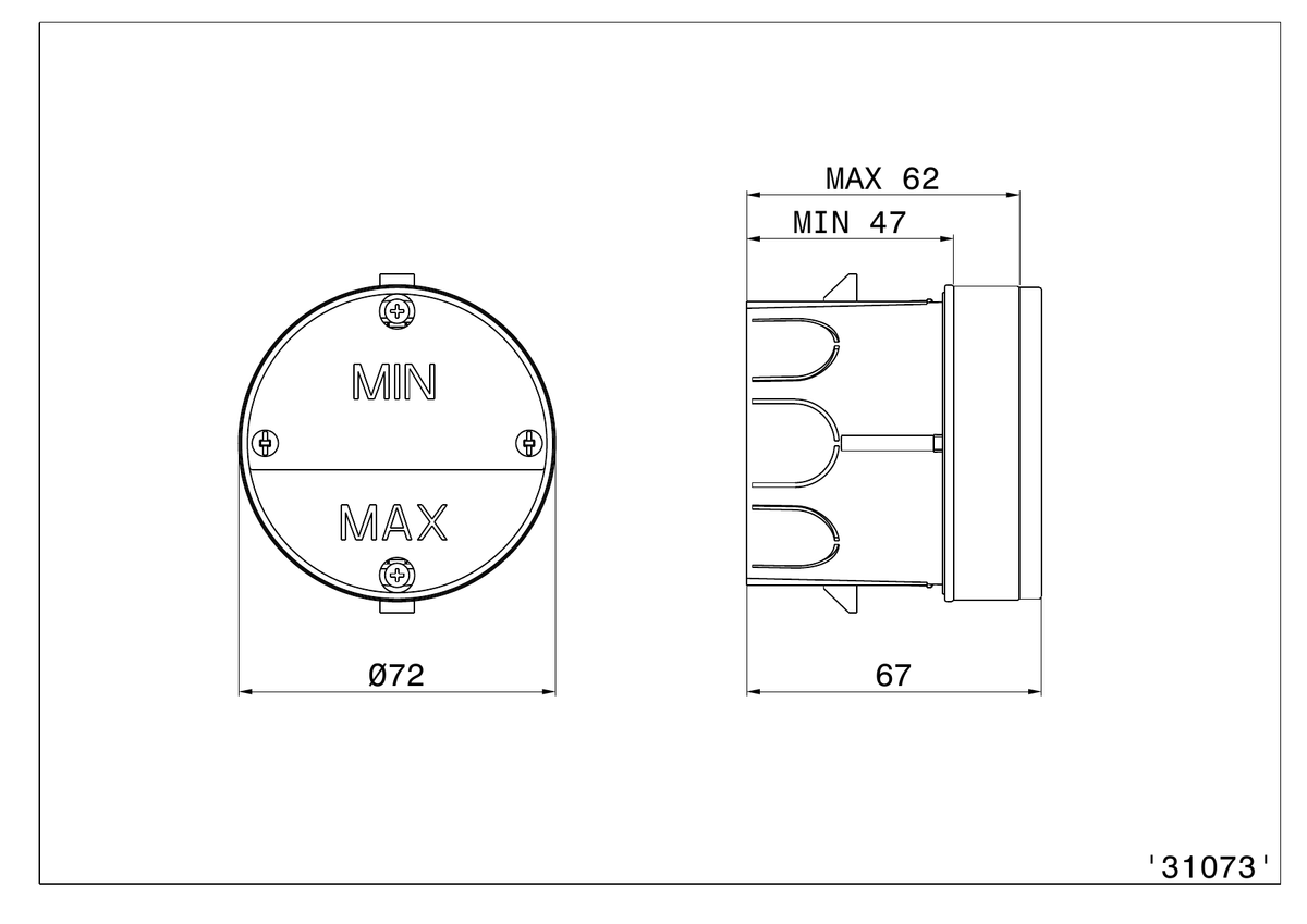 Newform 31073 - disegno tecnico