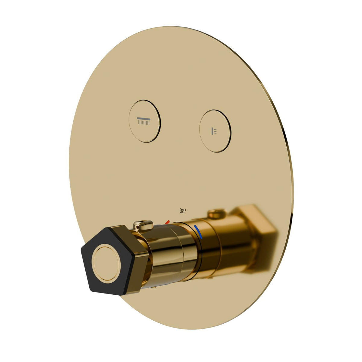 Newform 70439E - PVD Gold lucido + Nero opaco - codice 70439E.62.093