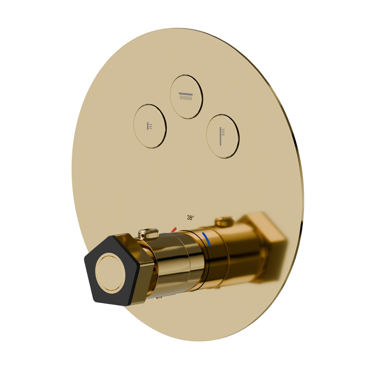 Newform 70440E - PVD Gold lucido + Nero opaco - codice 70440E.62.093