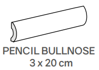 Studio One Artisan Pencil Bullnose Colonial Blue 3x20