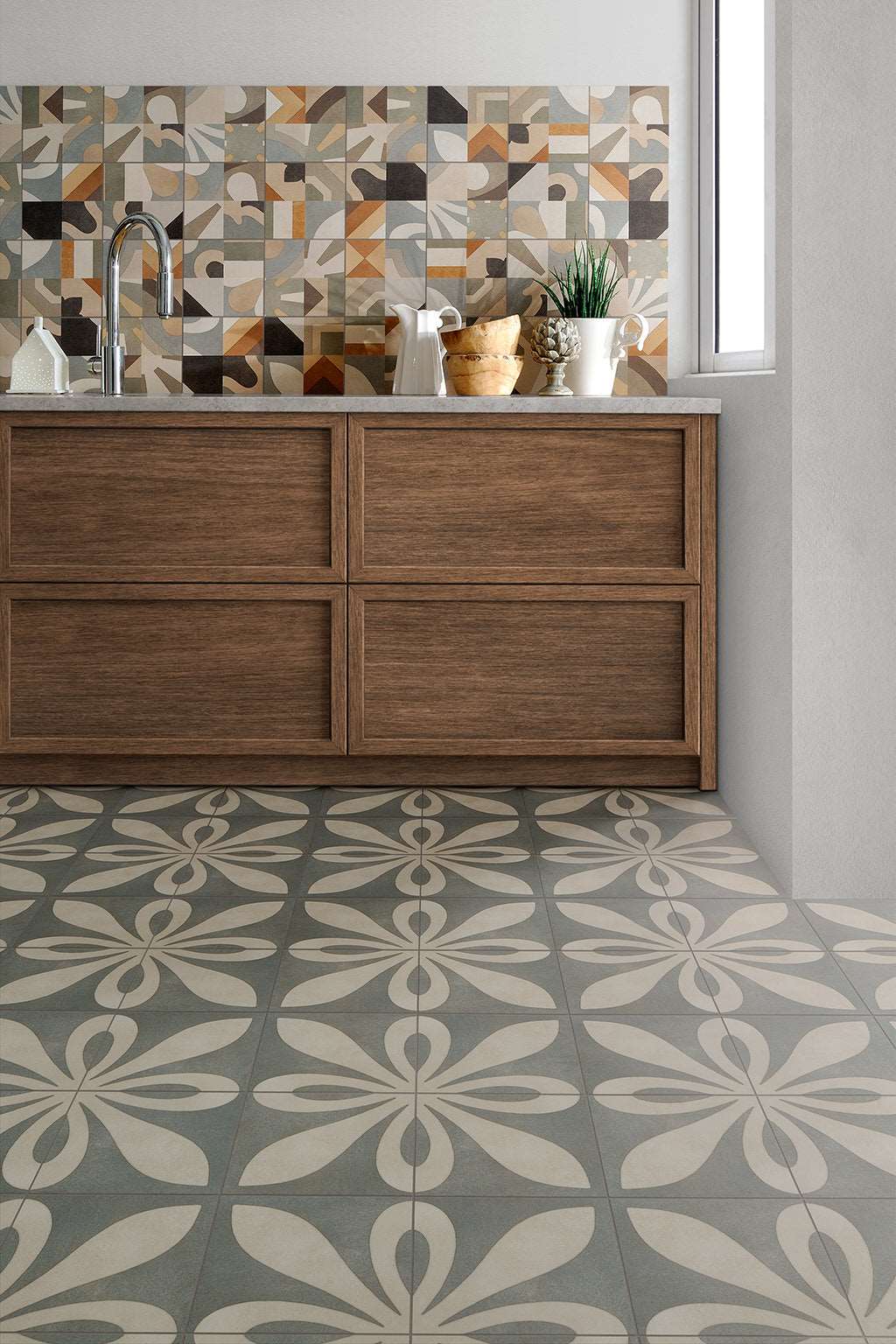 Cementine Boho (1) 20x20 - Gres Porcellanato di Fioranese - Prezzo solo €51.85! Compra ora su CEGO CERAMICHE