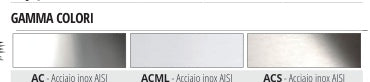 Projolly Quart Acciaio inox AISI 304 satinato - gamma colori