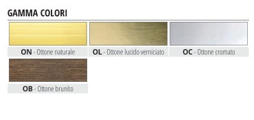 Projolly Quart Ottone naturale - gamma colori