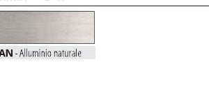 Proflex ALN Alluminio naturale - gamma colori