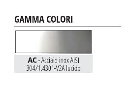 Profloor 712 - finitura acciaio inox lucido AC