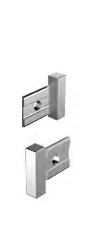 Projolly Square Capsule raccordi triassiali Alluminio anodizzato