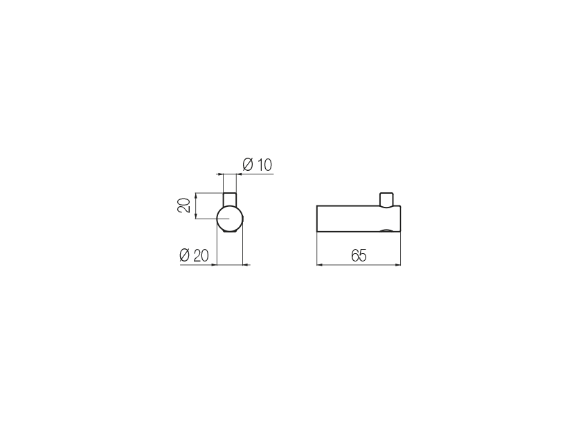 Radomonte ADX1 - disegno tecnico