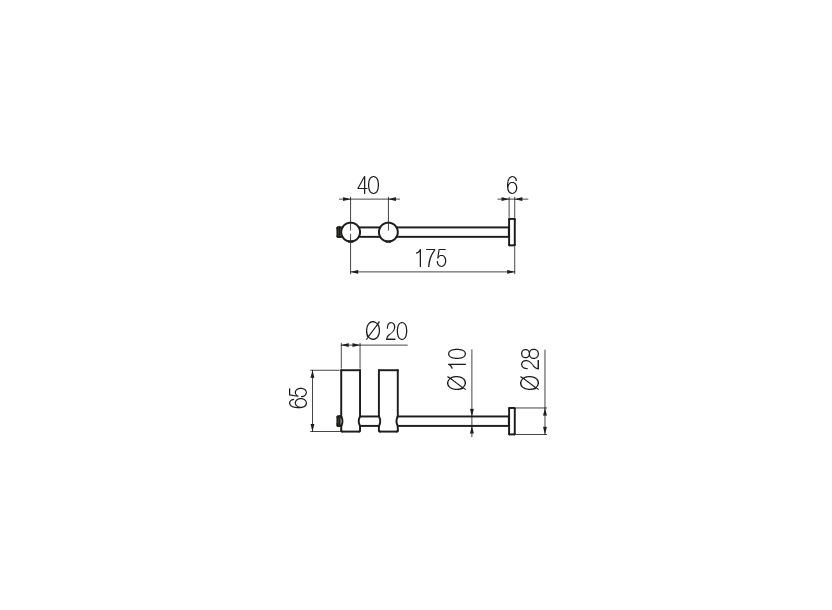 Radomonte ADX2 - disegno tecnico