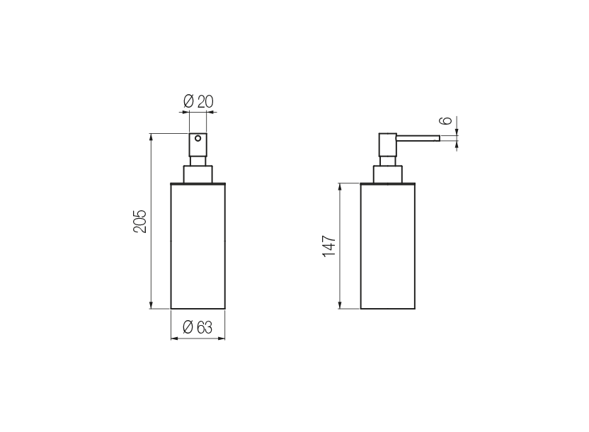 Radomonte ADX22 - disegno tecnico