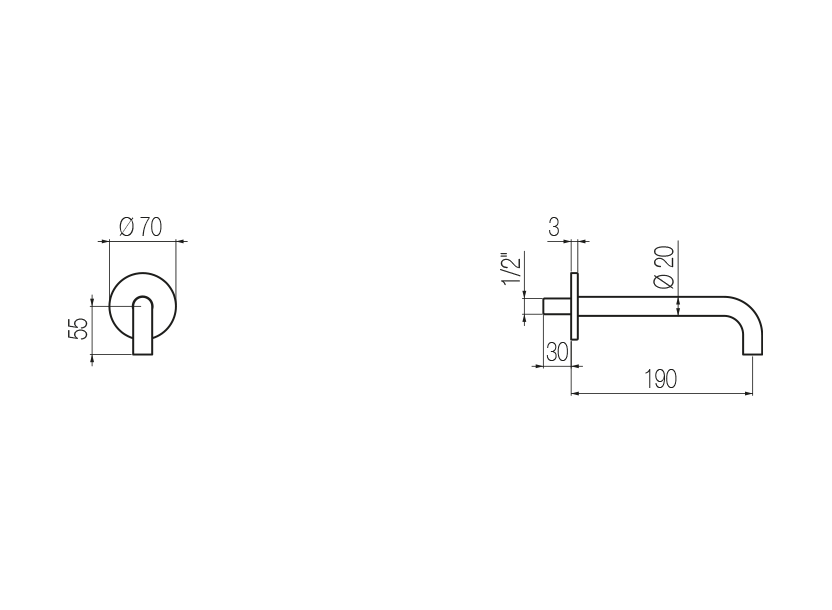 Radomonte CHC19 - disegno tecnico