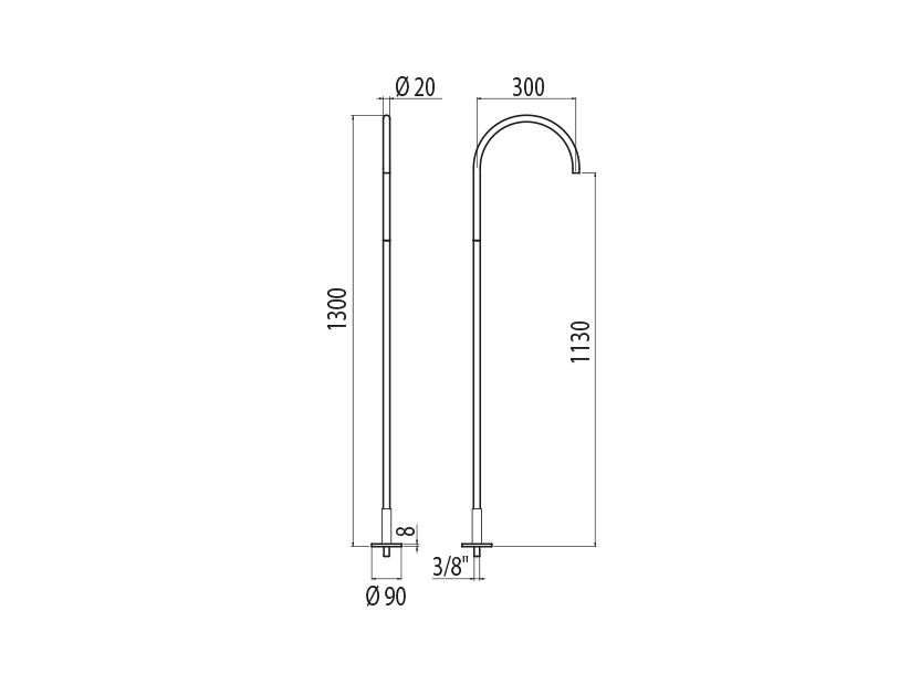 Radomonte CHP51 - disegno tecnico