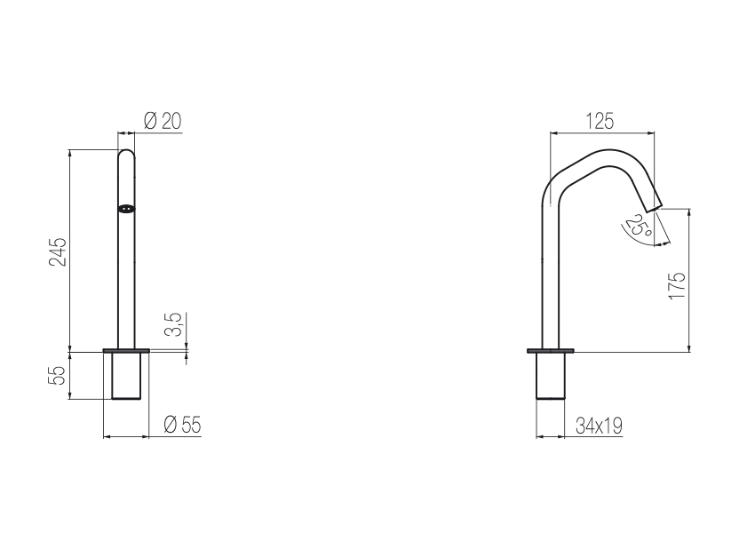 Radomonte CHT92 - disegno tecnico