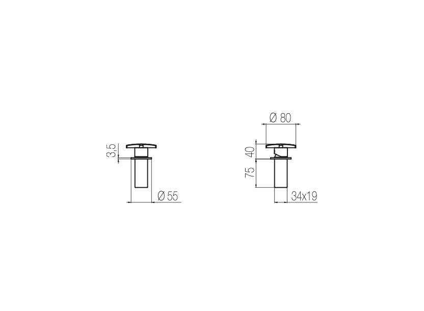 Radomonte DIX12 - disegno tecnico