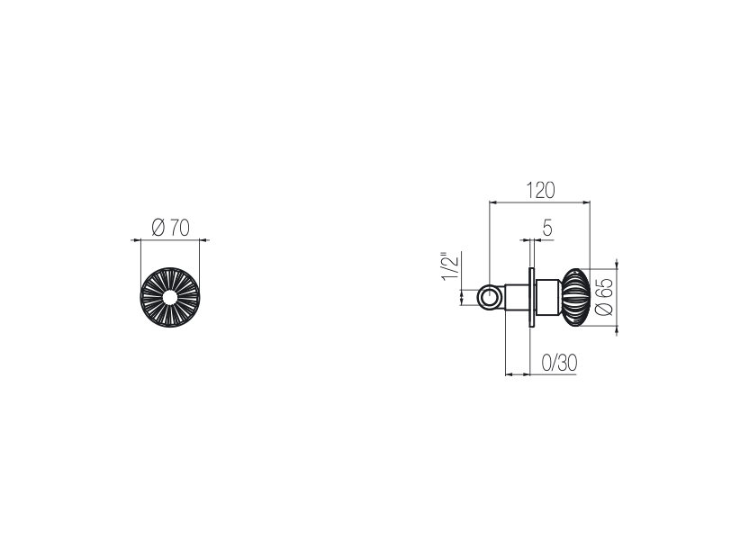 Radomonte DOR49 - disegno tecnico