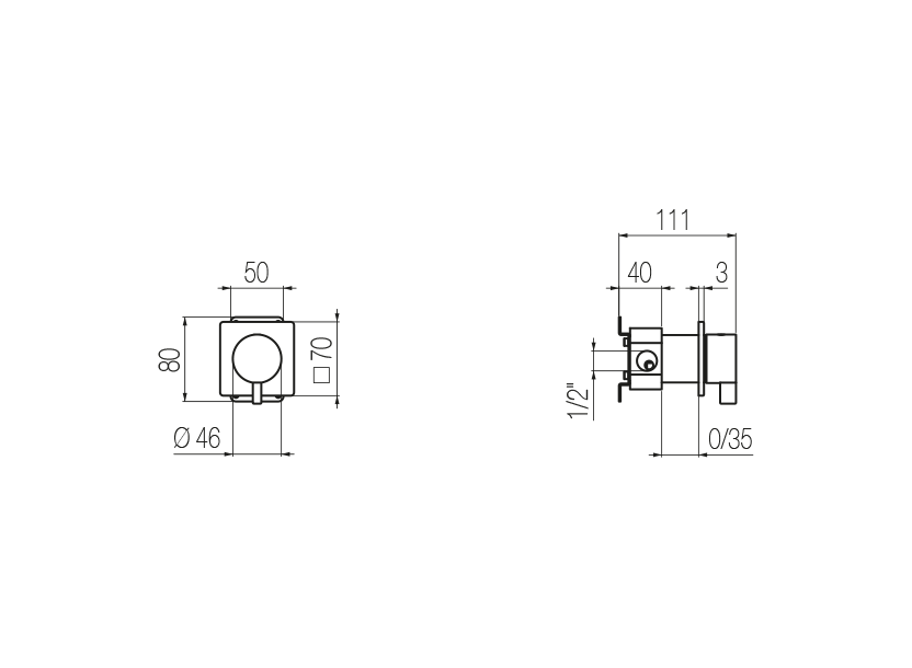 Radomonte DQN11 - disegno tecnico