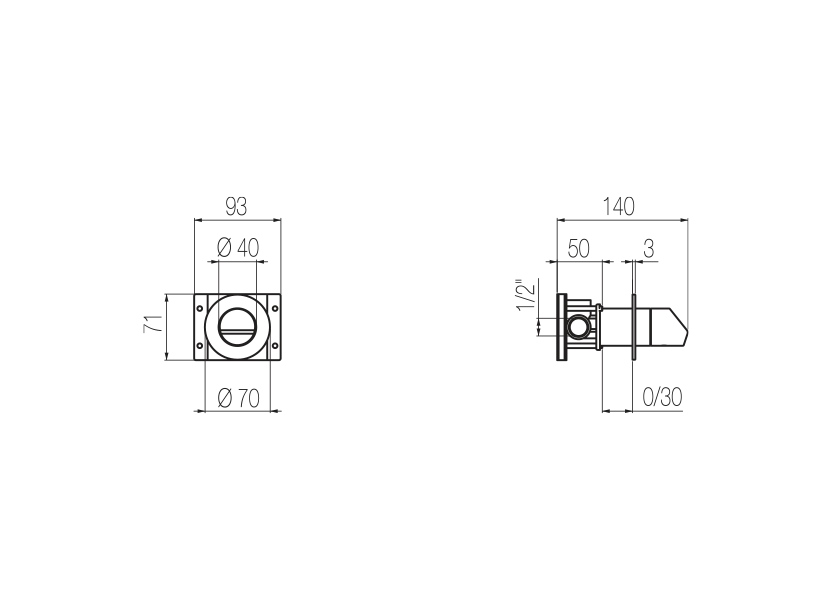 Radomonte DUN10 - disegno tecnico