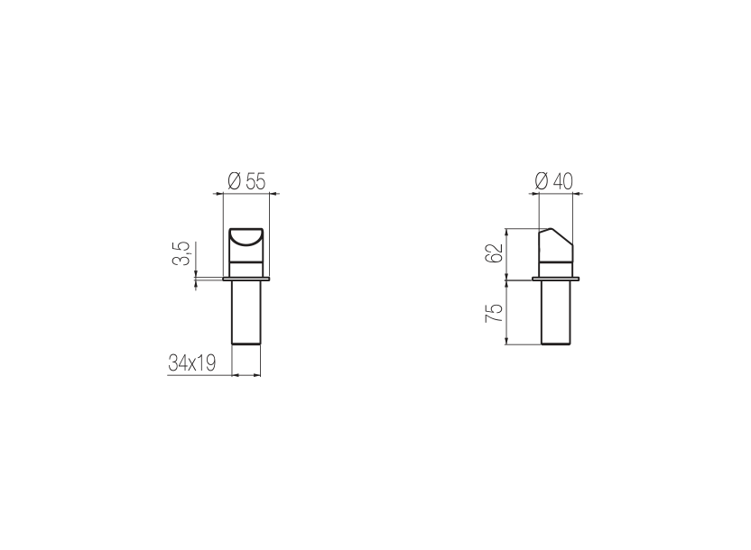 Radomonte DUN12 - disegno tecnico