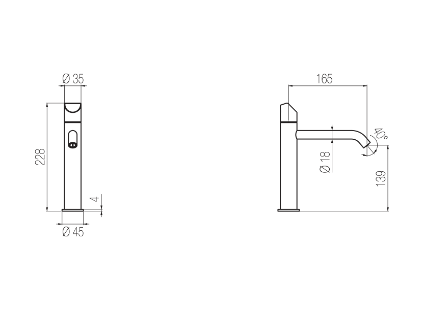Radomonte DUN2 - disegno tecnico
