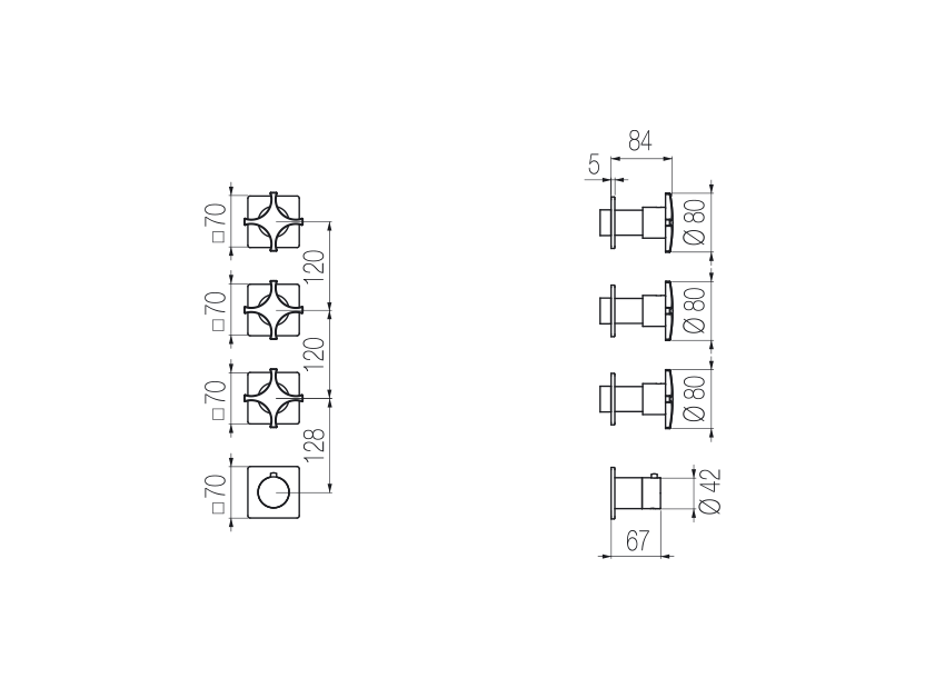 Radomonte DXN56 - disegno tecnico