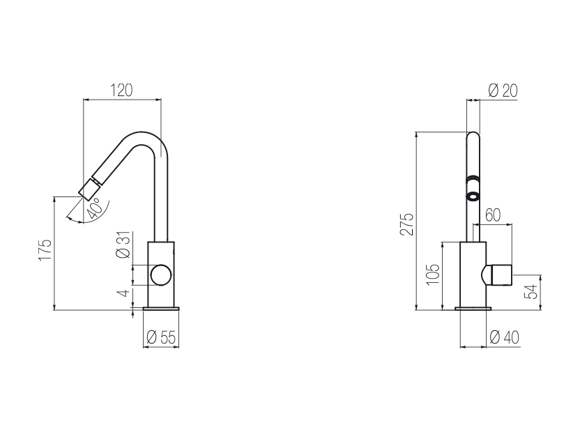 Radomonte HIR16 - disegno tecnico