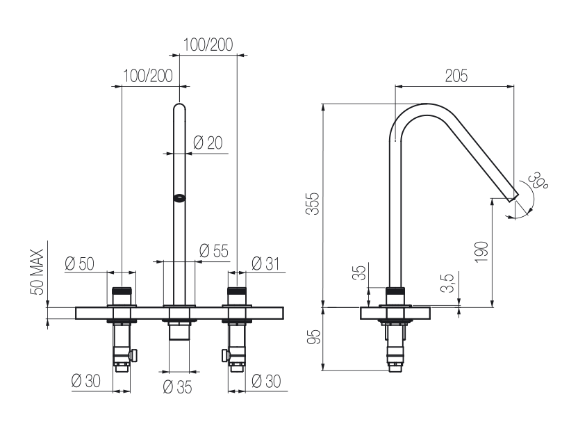 Radomonte HIR24 - disegno tecnico