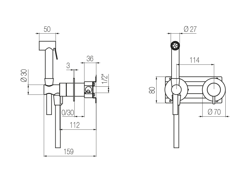 Radomonte INK4 - disegno tecnico