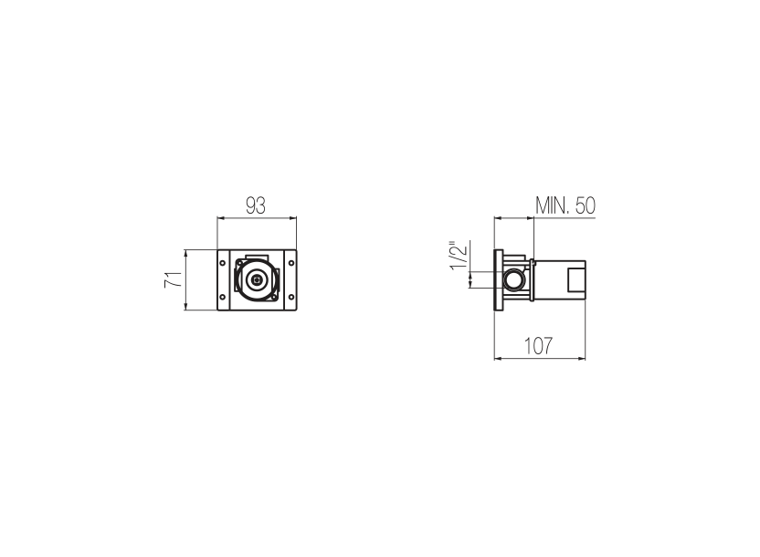 Radomonte IXW10 - disegno tecnico