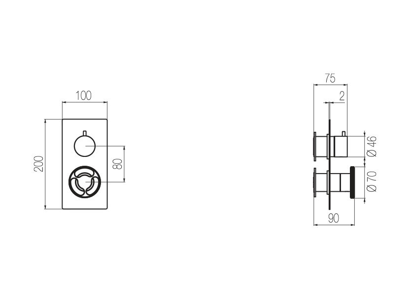 Radomonte KAM3 - disegno tecnico