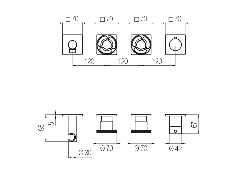 Radomonte KAN51 - disegno tecnico