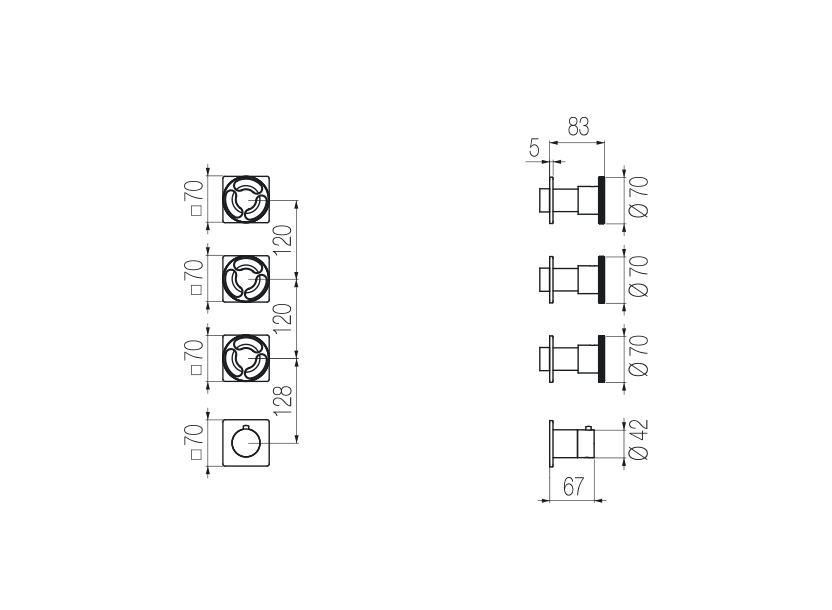 Radomonte KAN56 - disegno tecnico