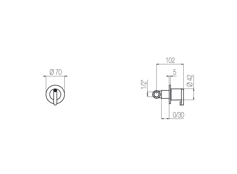 Radomonte KIR49 - disegno tecnico