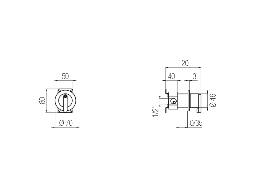 Radomonte KRN11 - disegno tecnico