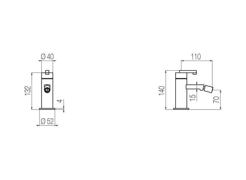 Radomonte KRN83 - disegno tecnico