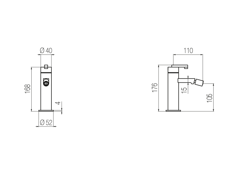 Radomonte KRN94 - disegno tecnico