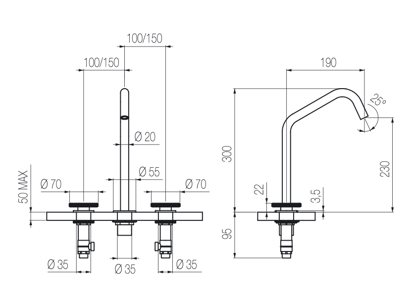 Radomonte KTN31 - disegno tecnico