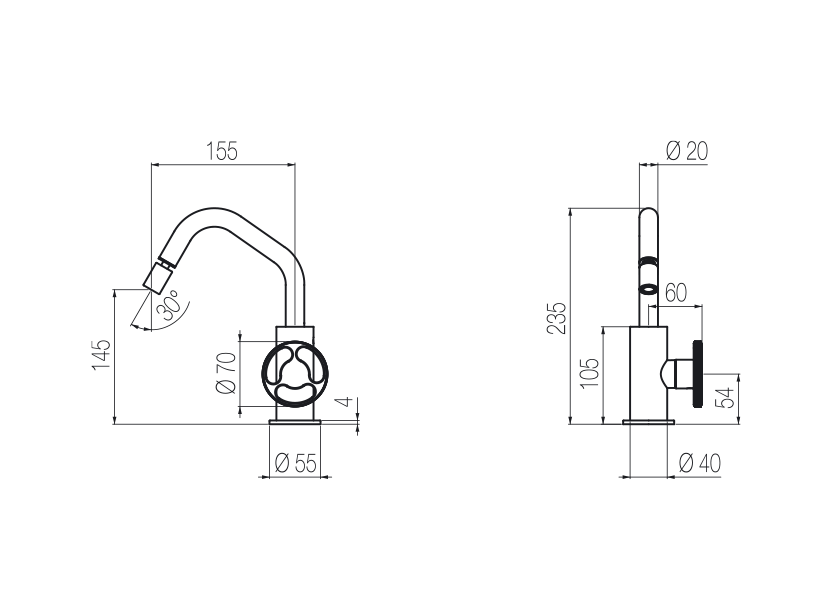 Radomonte KTN4 - disegno tecnico