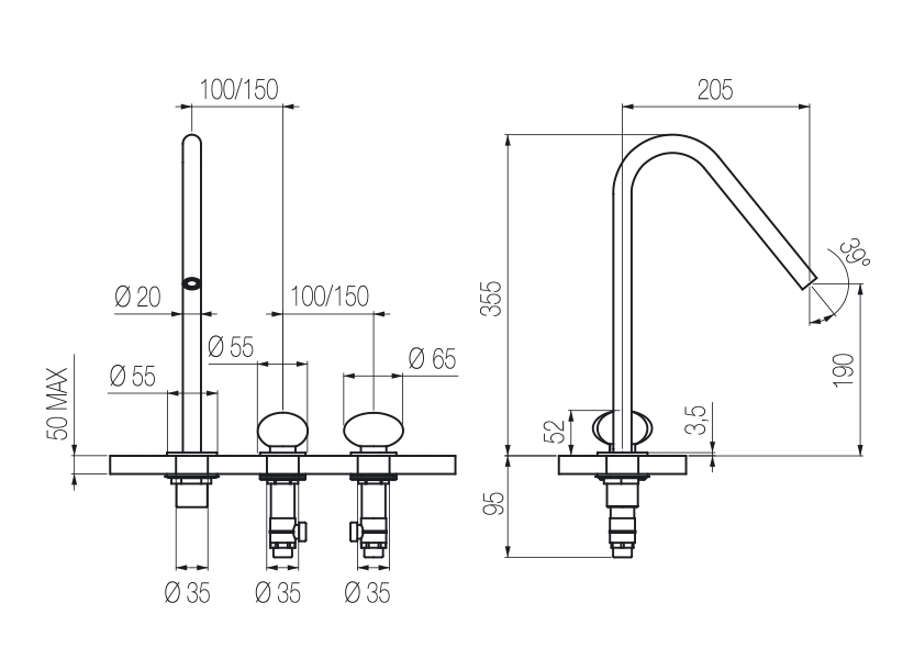 Radomonte MIR24 - disegno tecnico