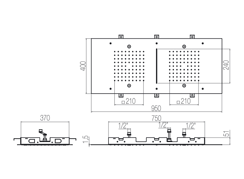 Radomonte PIA17 - disegno tecnico