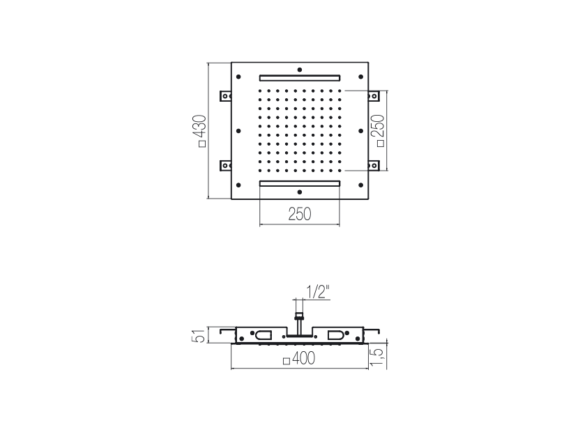 Radomonte PIA20 - disegno tecnico