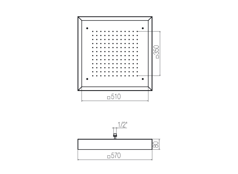 Radomonte PIA28 - disegno tecnico