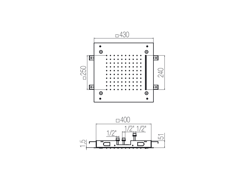Radomonte PIA4 - disegno tecnico