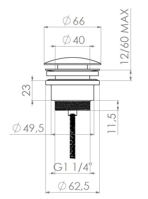 Radomonte SCA3 - disegno tecnico