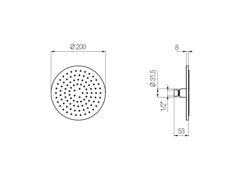Radomonte SFX20 - disegno tecnico